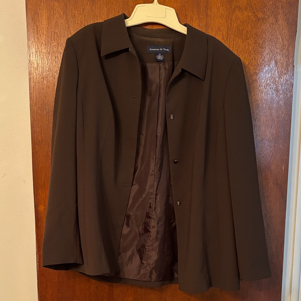Preston & York Dark Brown Trench Coat